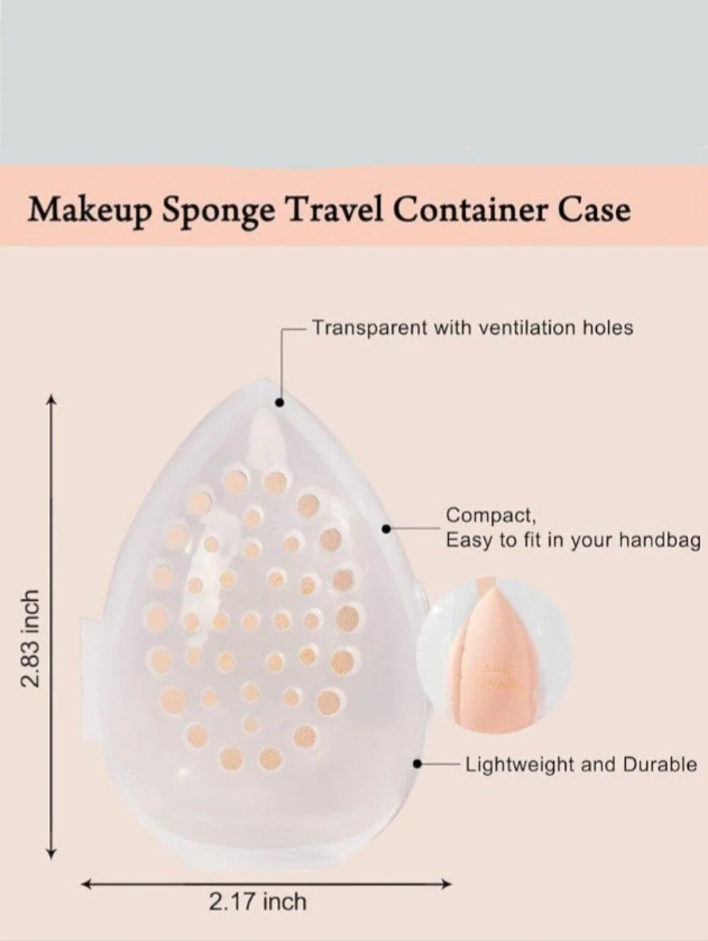 🎉3•$13/4•$16🎉 REAL PERFECTION Sponge + Case